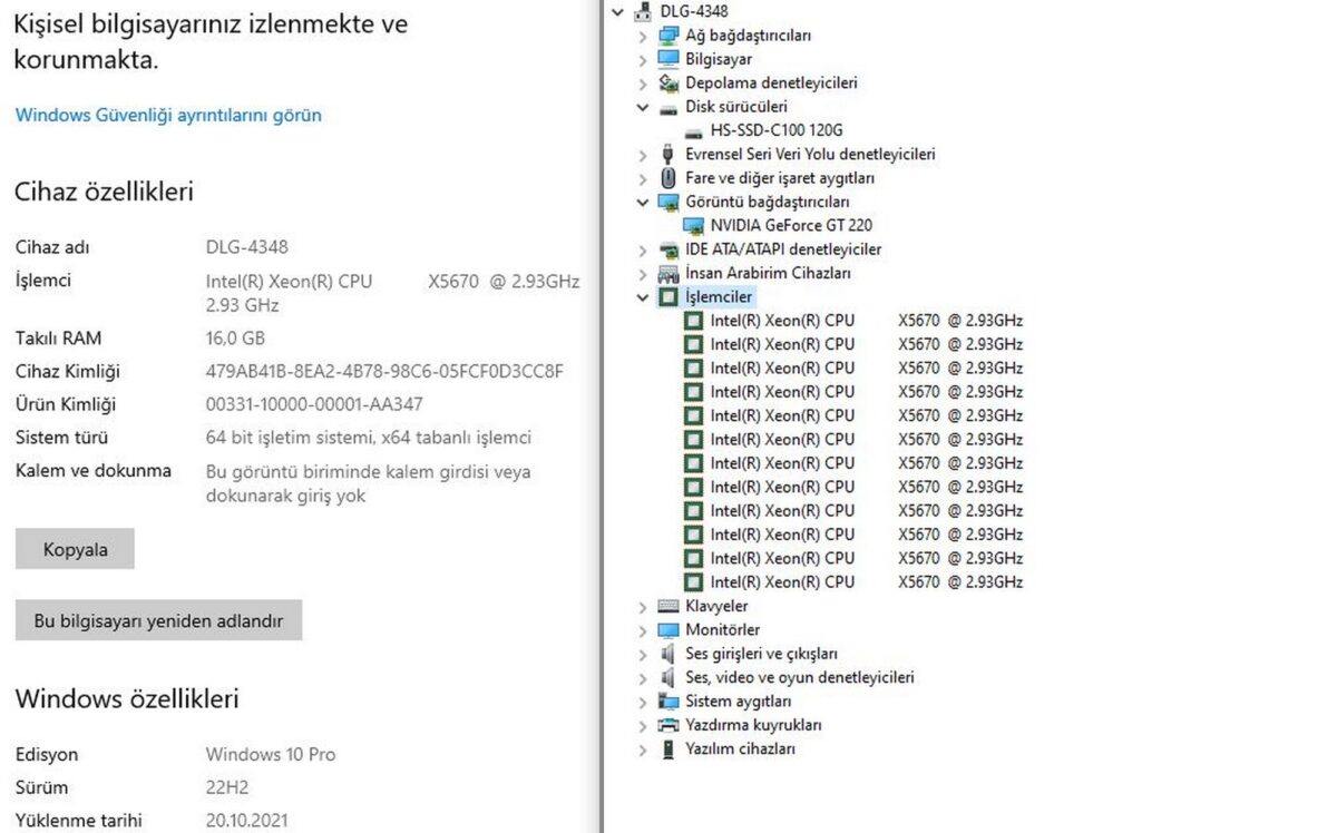 GameBooster Sıfır Kasa Exon X5670 16GB 120SSD GT220 2GB Oyuncu Kasası (İKİNCİ EL) - Görsel 5