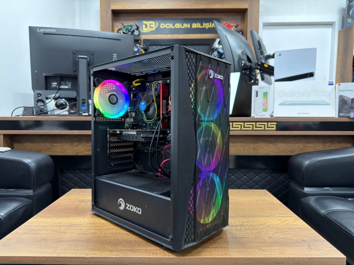 Zoko i3-10100F 16GB 256GB GTX750 2GB W10 Oyuncu Kasası - Görsel 2