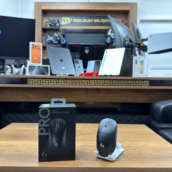 LOGITECH G Pro X Superlight 2 Dex Kablosuz Oyuncu Mouse Siyah (İKİNCİ EL)