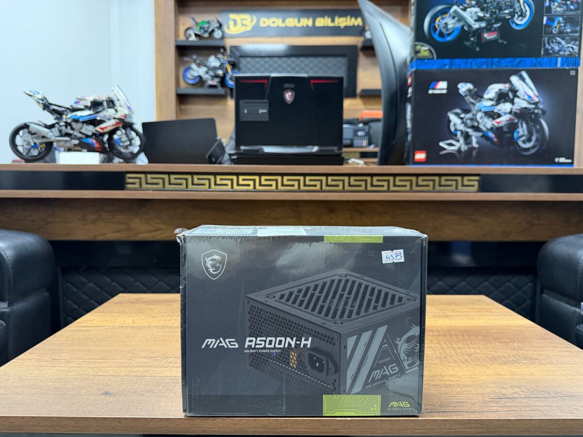 MSI MAG A500N-H 500W 120mm Fan Aktif Power Supply - Görsel 2