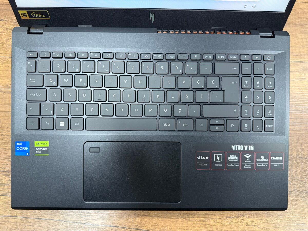 Acer Nitro V15 ANV15-51 NH.QNBEY.006 İ5-13420H 8GB 512SSD RTX4050 15.6" FHD - Görsel 2