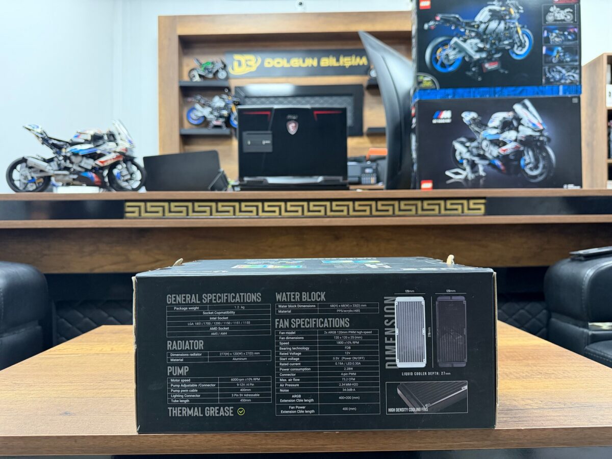 Bitfenix Cube v2 240 Beyaz ARGB 240mm İşlemci Sıvı Soğutucu - Görsel 3