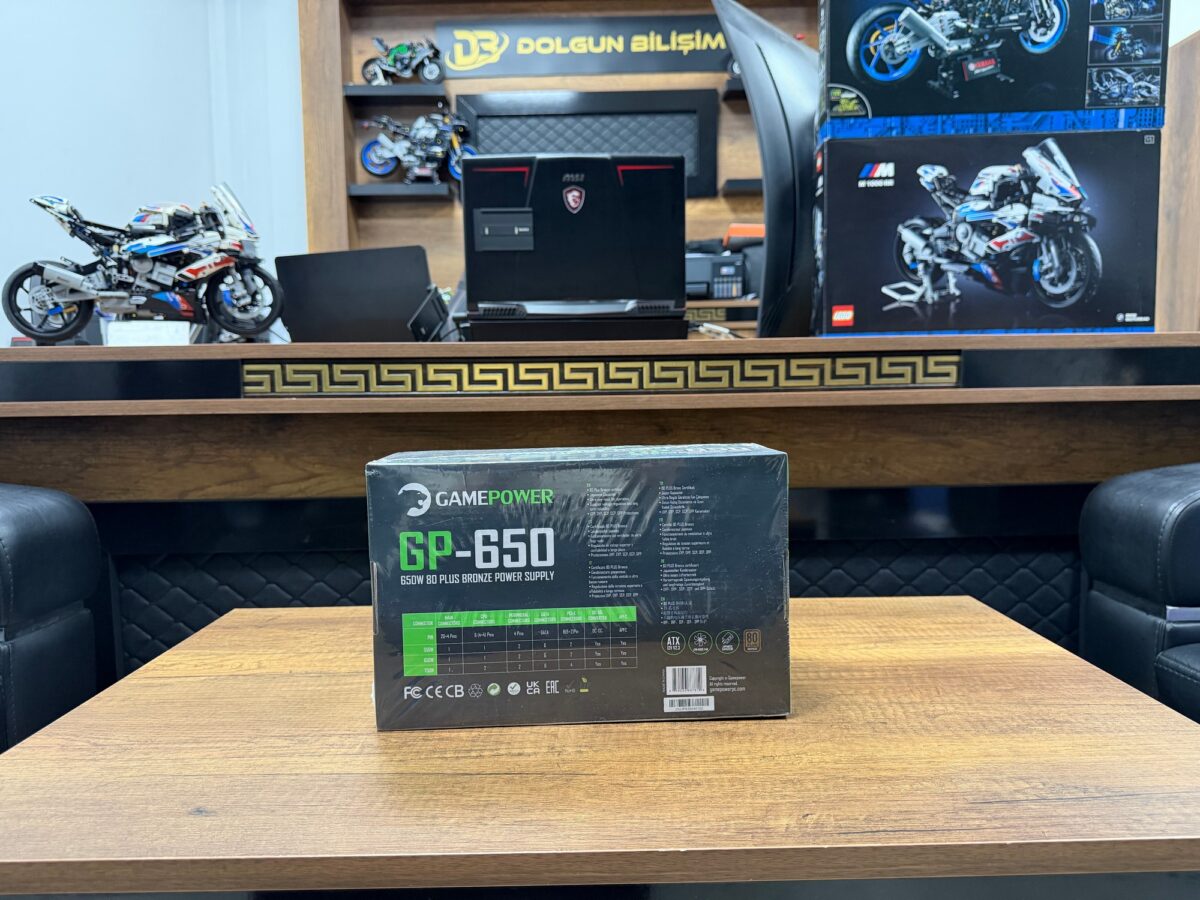 GamePower GP-650 APFC 14cm 80+ Bronze 650W Power Supply - Görsel 2
