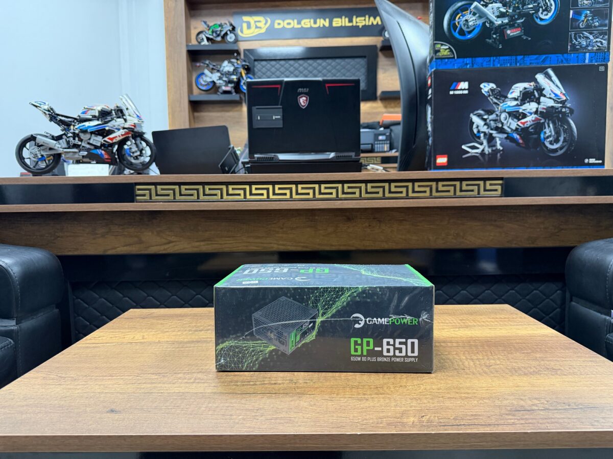 GamePower GP-650 APFC 14cm 80+ Bronze 650W Power Supply - Görsel 3