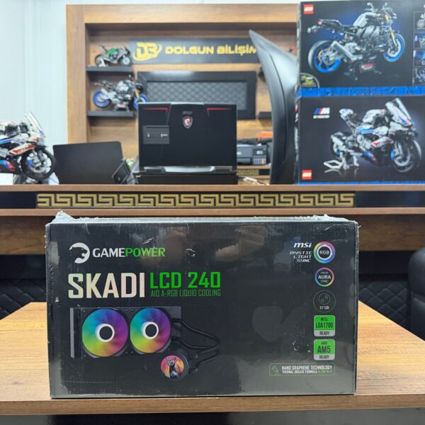 Gamepower Skadi LCD 240 ARGB 240mm Sıvı İşlemci Soğutucu