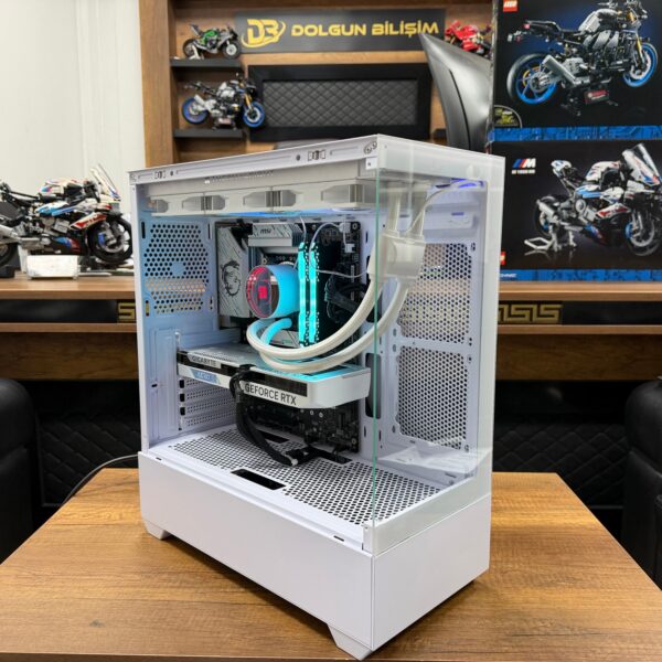 Beyaz Gaming Kasa İ5-14400F 500SSD 32GB DDR4 800W RTX4060 (İKİNCİ EL)
