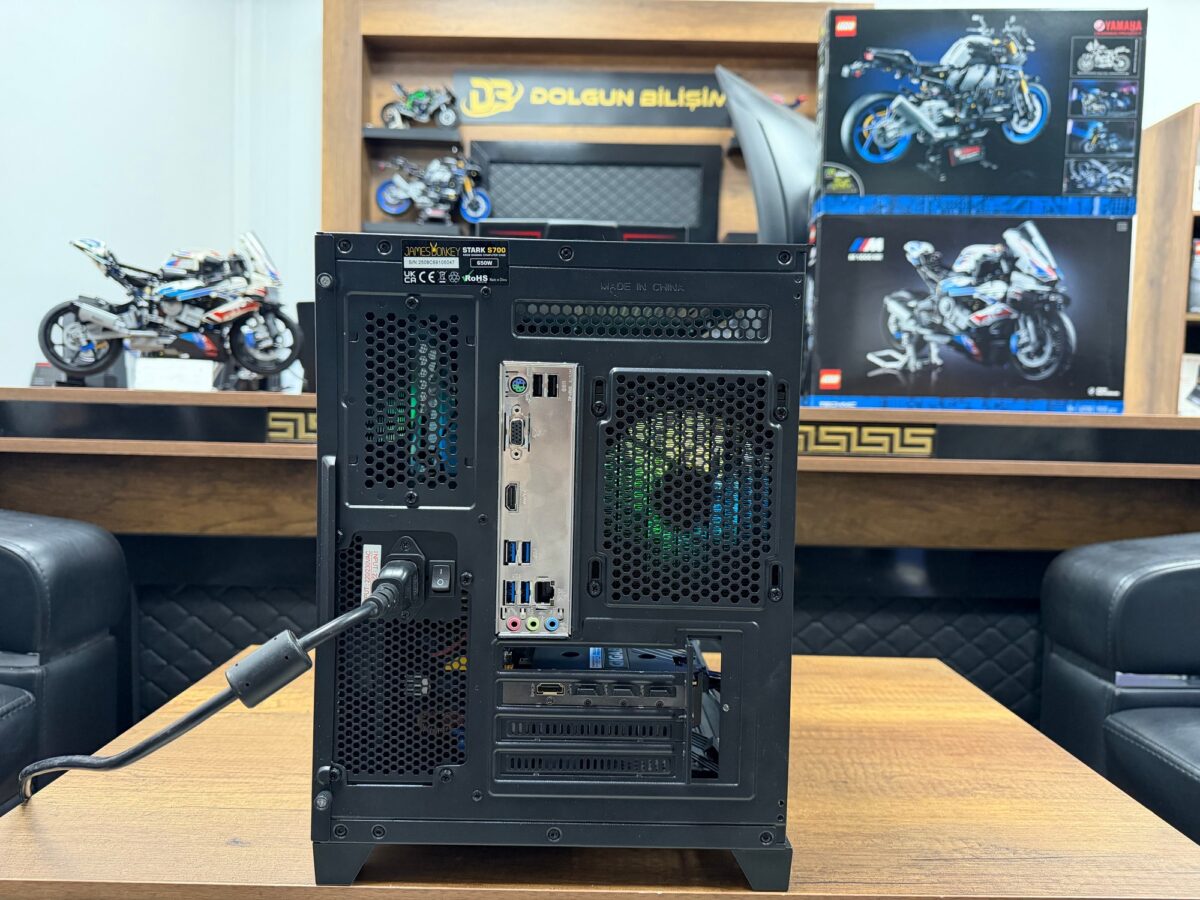 James Donkey Stark S700 R7-5700 8x2 DDR4 RTX 5060 500GB SSD GAMİNG KASA - Görsel 4