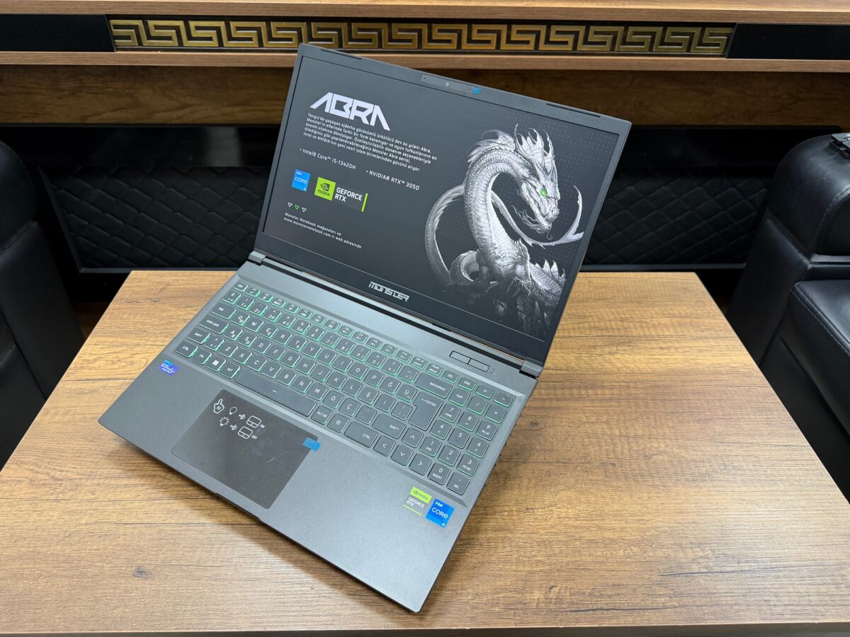Monster Abra A5 V20.5.4 i5-13420H 32GB 1TB SSD RTX3050 15.6” FHD 144Hz (İKİNCİ EL) - Görsel 4