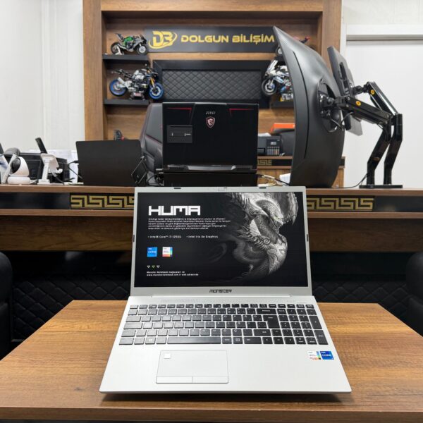 Monster Huma H5 V4.2 İ7 1255U 32GB 500SSD 15,6 Dizüstü Bilgisayar (İKİNCİ EL)