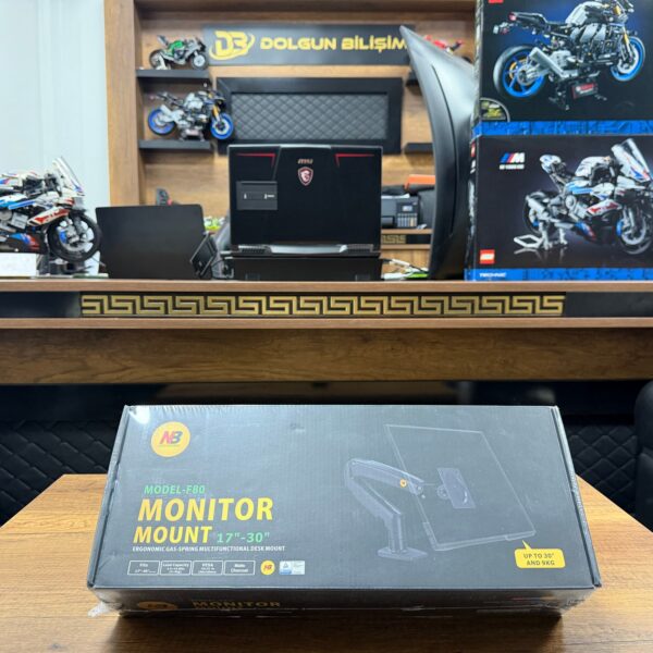 North Bayou Nb F80 Göl Mavisi 17-30 Amortisörlü 2-9 kg Monitör Standı