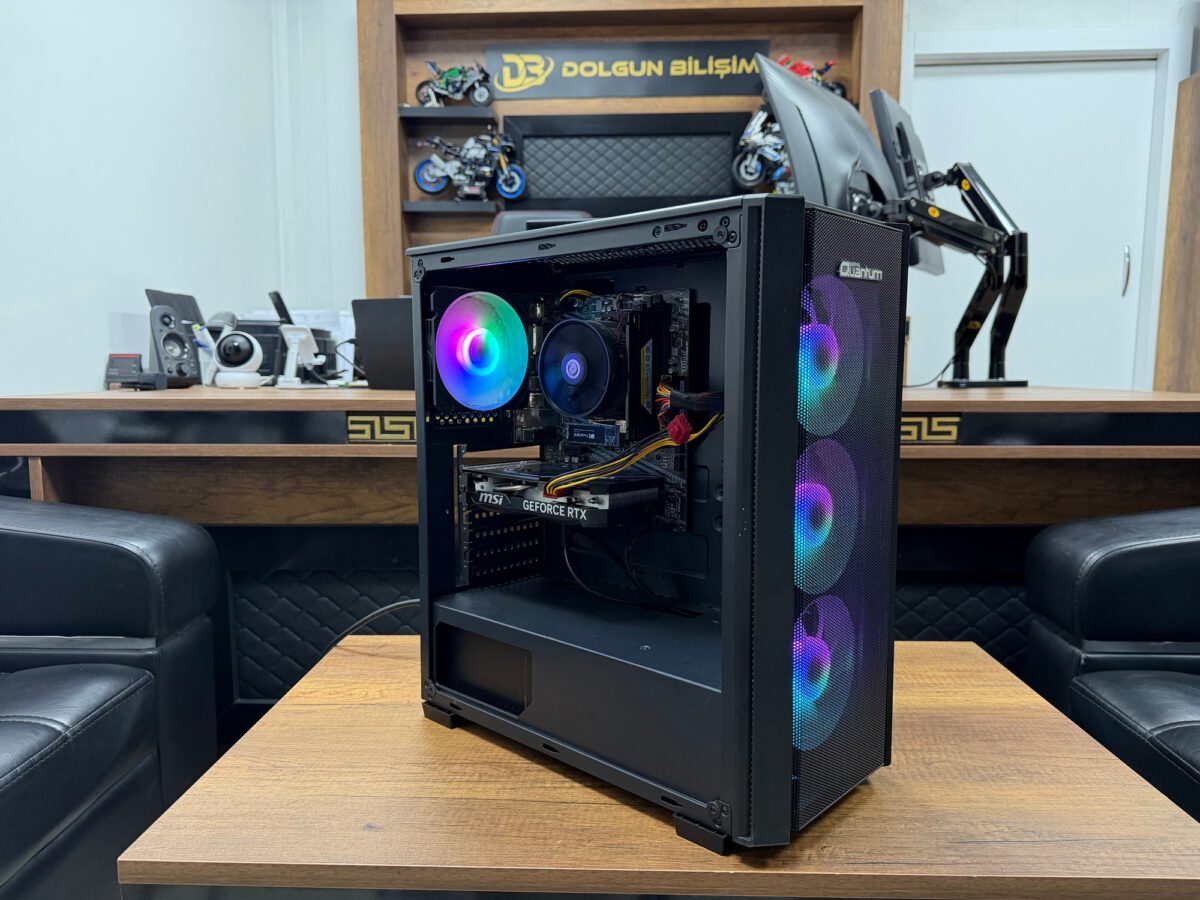  Quantum Kasa AMD R7 5700X 32x1 DDR4 1TB RTX4060TI (İKİNCİ EL) - Görsel 2