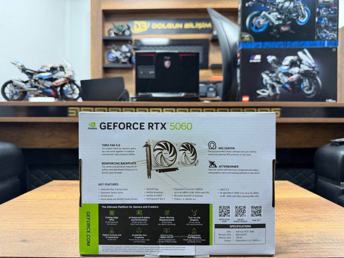 MSI RTX 5060 8GB Ventus 2X OC White Ekran Kartı - Görsel 3