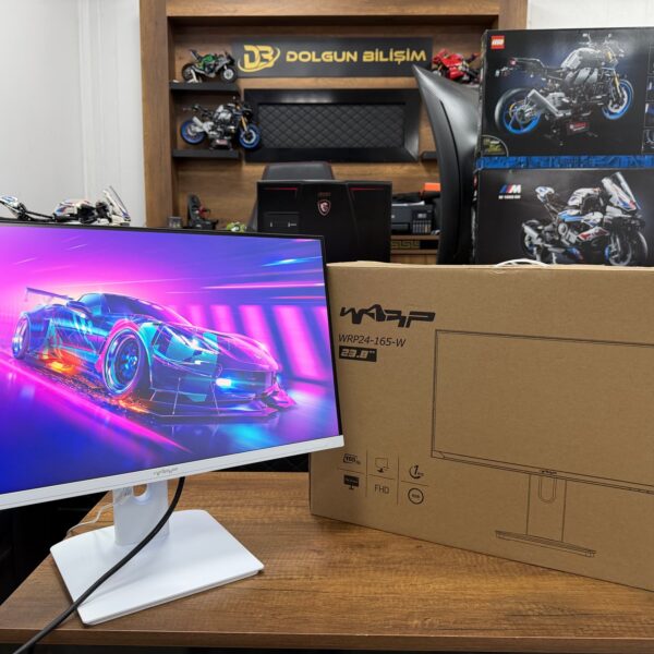 Warp WRP24-165-B 23.8" 165HZ 1MS RGB Flat HDMI + DP Full Hd Oyuncu Monitörü (İKİNCİ EL)