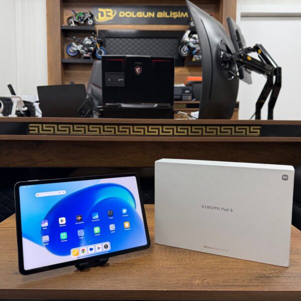 Xiaomi Pad 6 8GB RAM 256GB 11” 144Hz Gri Tablet kasa kusurlu