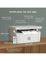 HP Laserjet Mfp M141CW Tarayıcı, Fotokopi, Baskı, Wi-Fi Lazer Yazıcı 7MD71A - Görsel 2