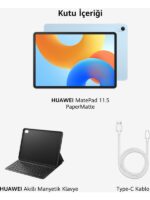 Huawei Matepad 11.5" Papermatte Edition 8GB 256GB Ada Mavisi + Klavye - Görsel 6