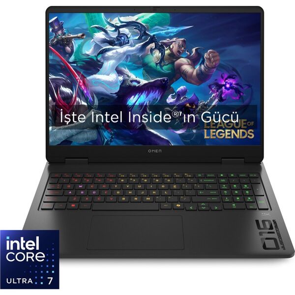 HP OMEN Gaming 16-AM0044NT Intel® Core™ Ultra 7 255H 32GB 1TB SSD RTX5070 Freedos 16" Taşınabilir Bilgisayar CD8M2EA