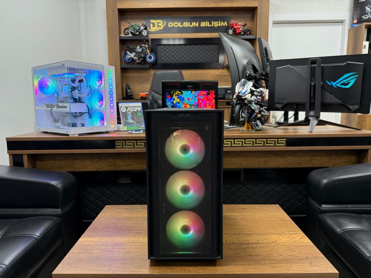 Asus Case Amd Ryzen 7 7800X3D 32GB 1TB RTX4070TIS-16GB Oyuncu Kasası (İKİNCİ EL) - Görsel 3