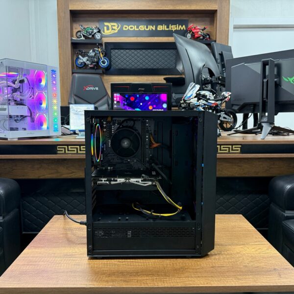 Everest 500W Amd Ryzen 5 5500 16GB DDR4 240GB RX580 8GB Oyuncu Kasası (İKİNCİ EL)