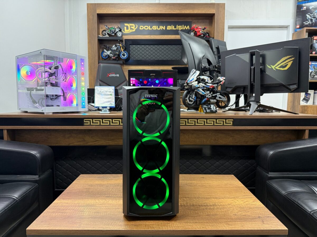 Everest 500W Amd Ryzen 5 5500 16GB DDR4 240GB RX580 8GB Oyuncu Kasası (İKİNCİ EL) - Görsel 3