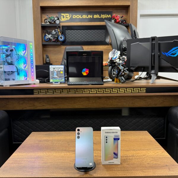 Samsung A34 256 GB Gümüş (İKİNCİ EL)