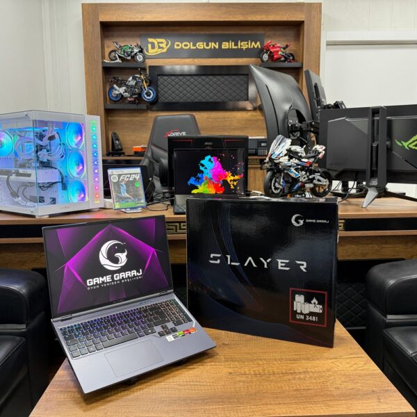 Game Garaj Slayer Amd Ryzen 9 7845HX 32GB 1TB RTX5050 8GB 16" 180Hz QHD+ (İKİNCİ EL)