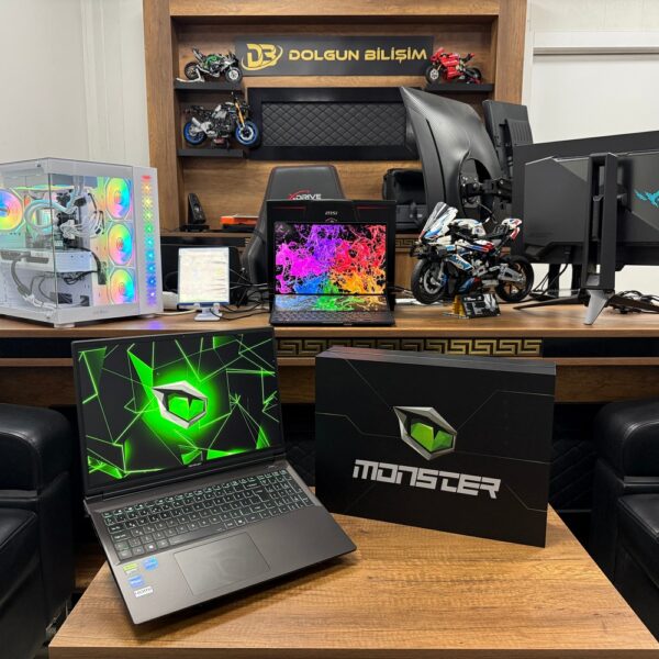 Monster Tulpar T6 V3.3.1 i7-13700HX 32GB 1TB RTX5060 16" W11 WUXGA Oyuncu Bilgisayarı (İKİNCİ EL)