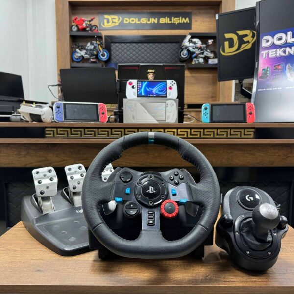 Logitech G29 Yarış Direksiyonu + Logitech Vites Shifter (İKİNCİ EL)