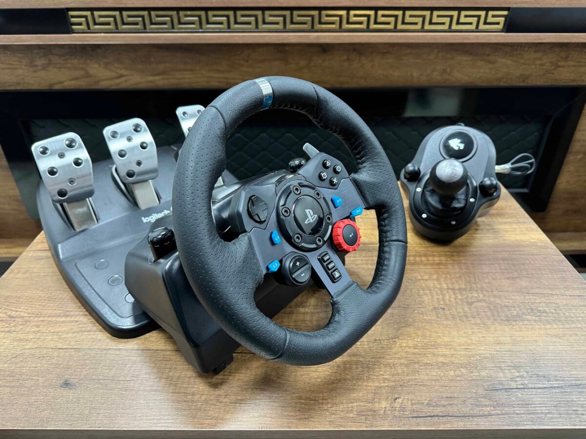 Logitech G29 Yarış Direksiyonu + Logitech Vites Shifter (İKİNCİ EL) - Görsel 3