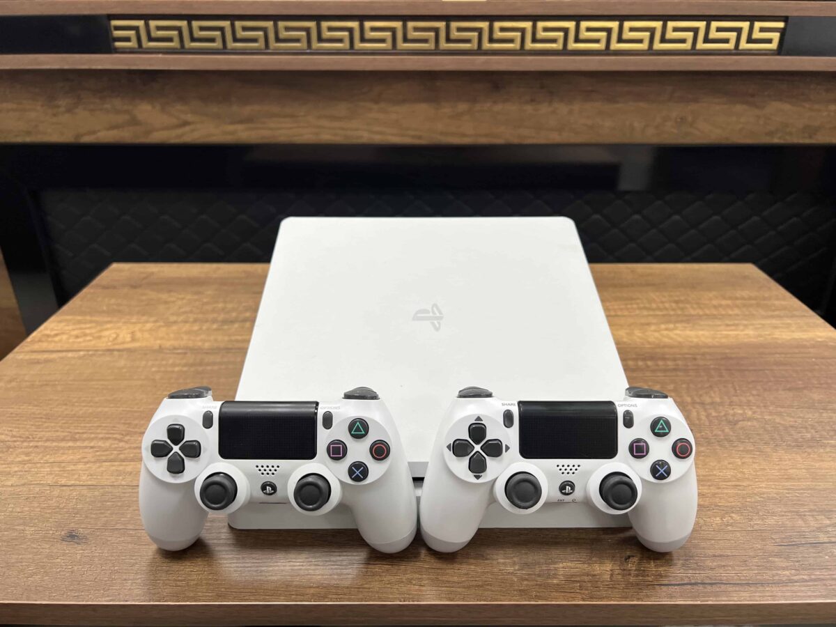 PlayStation 4 Slim Beyaz 500 GB Çift Kol (İKİNCİ EL) - Görsel 5