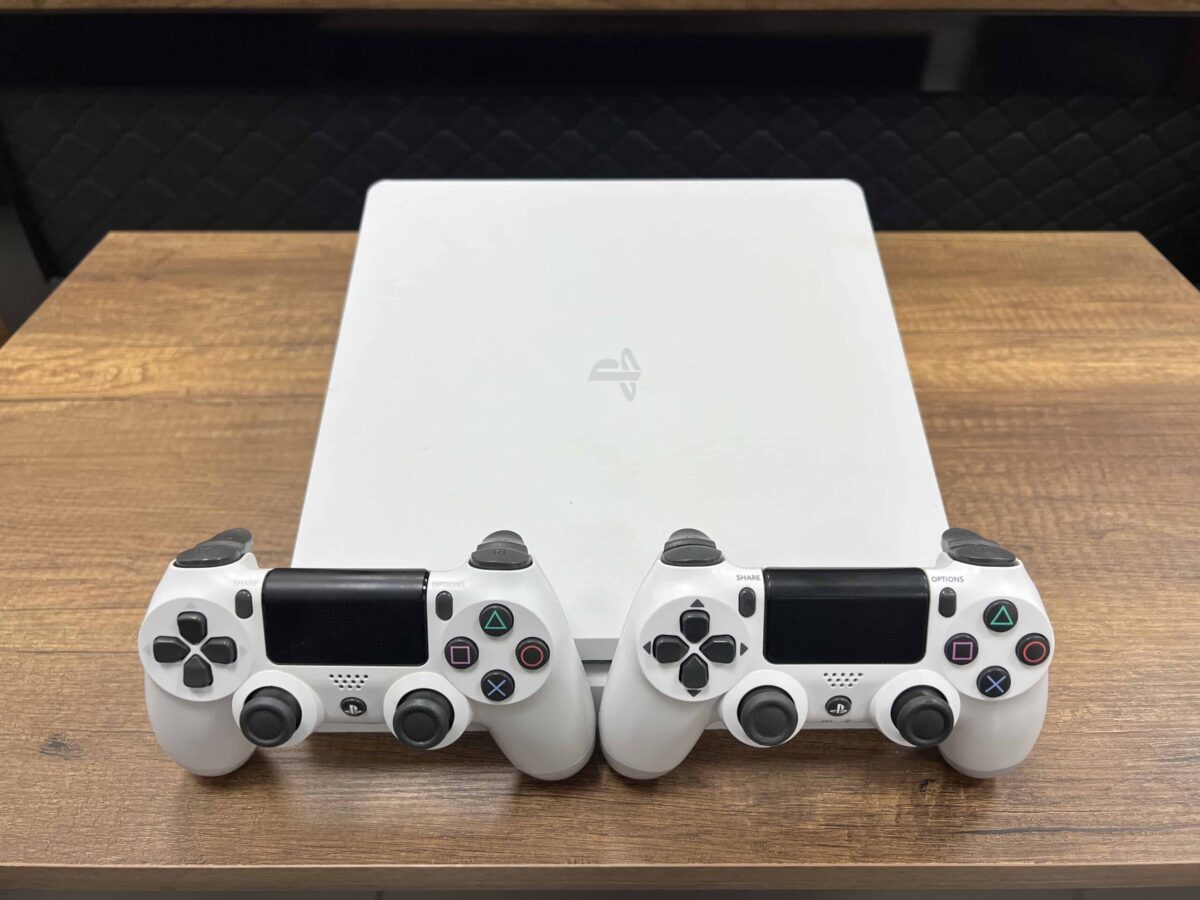 PlayStation 4 Slim Beyaz 500 GB Çift Kol (İKİNCİ EL) - Görsel 4