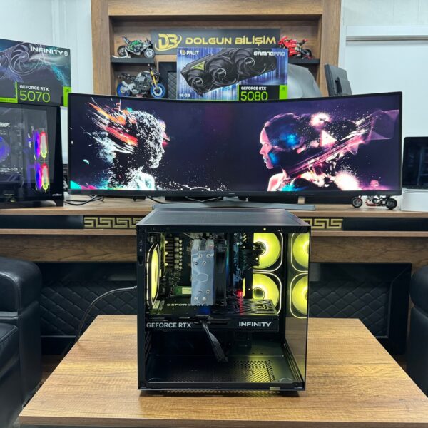 Dolgun Teknoloji 4732 AMD R5-7500F 16GB 1TB RTX5060Ti 16GB W11 OEM Oyuncu Kasası