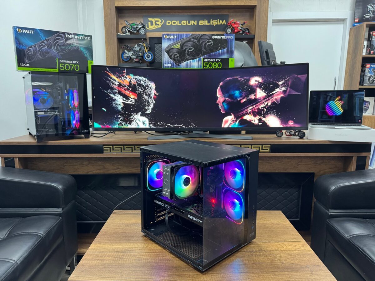 Dolgun Teknoloji 4732 AMD R5-7500F 16GB 1TB RTX5060Ti 16GB W11 OEM Oyuncu Kasası - Görsel 2