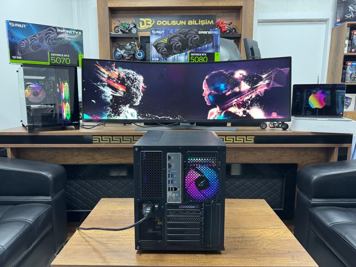 Dolgun Teknoloji 4732 AMD R5-7500F 16GB 1TB RTX5060Ti 16GB W11 OEM Oyuncu Kasası - Görsel 4