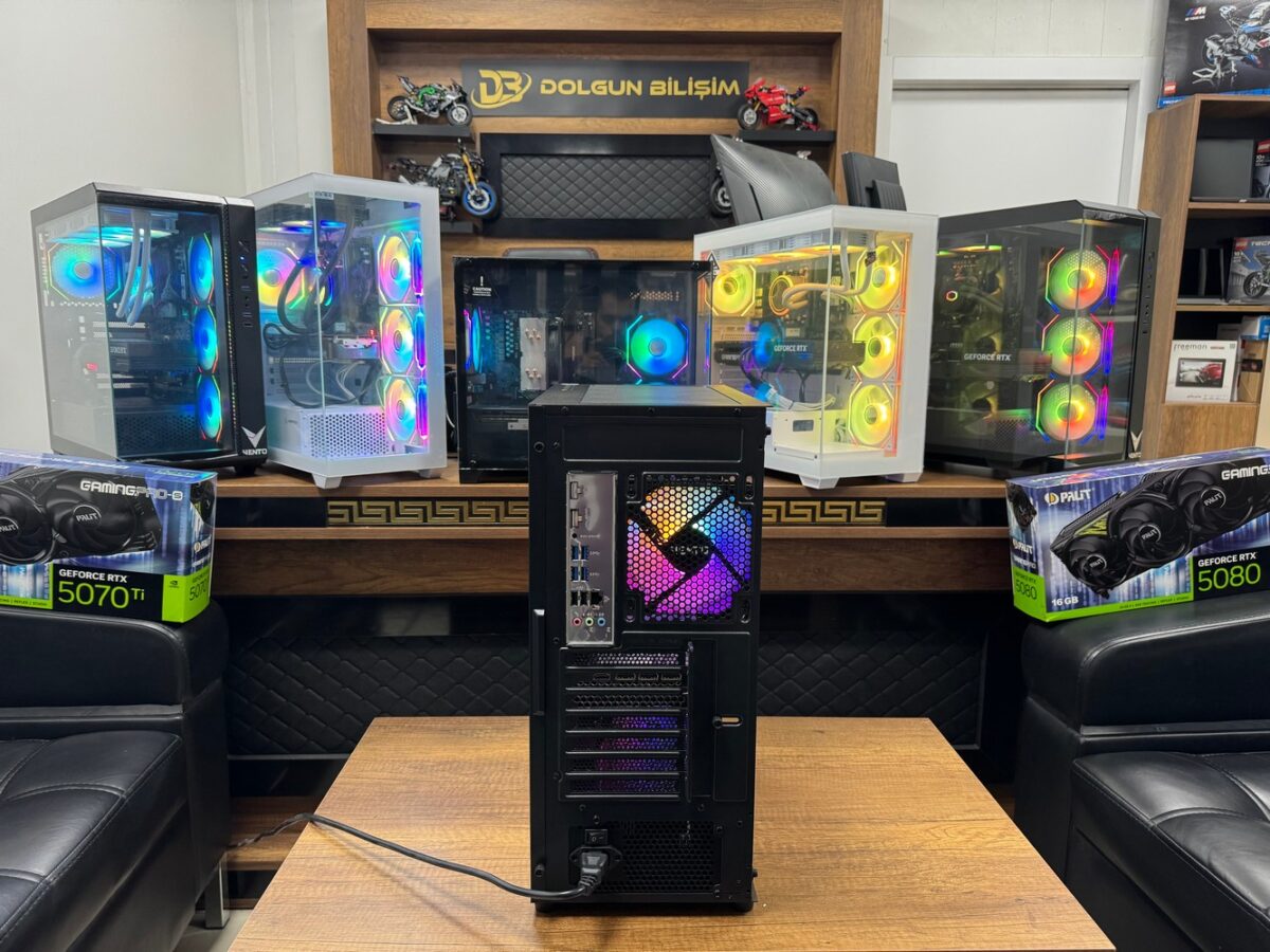 Dolgun Teknoloji 4734 AMD R5-7500F 16GB 1TB RTX5060Ti 8GB W11 OEM Oyuncu Kasası - Görsel 4