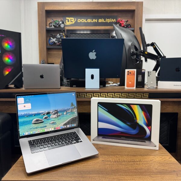 Apple MacBook Pro 2019 i7 16GB RAM 512GB SSD 16" Uzay Grisi Taşınabilir Bilgisayar (İKİNCİ EL)