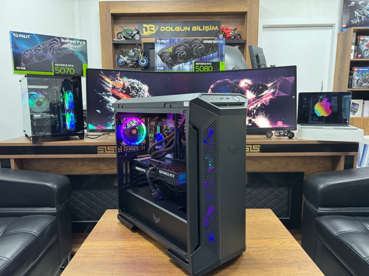 Asus R7-7800x3D 32GB 1TB RTX5070Ti 16GB W11 Pro OEM Oyuncu Kasası - Görsel 2