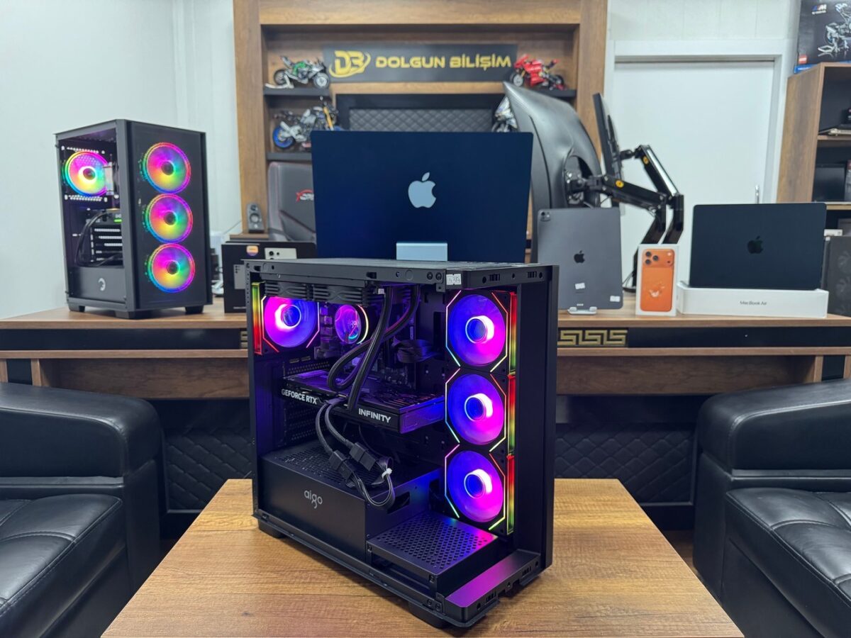 Dolgun Teknoloji 4756 AIGO R5-7500F 32GB 1TB RTX5070 12GB Oyuncu Kasası  - Görsel 2
