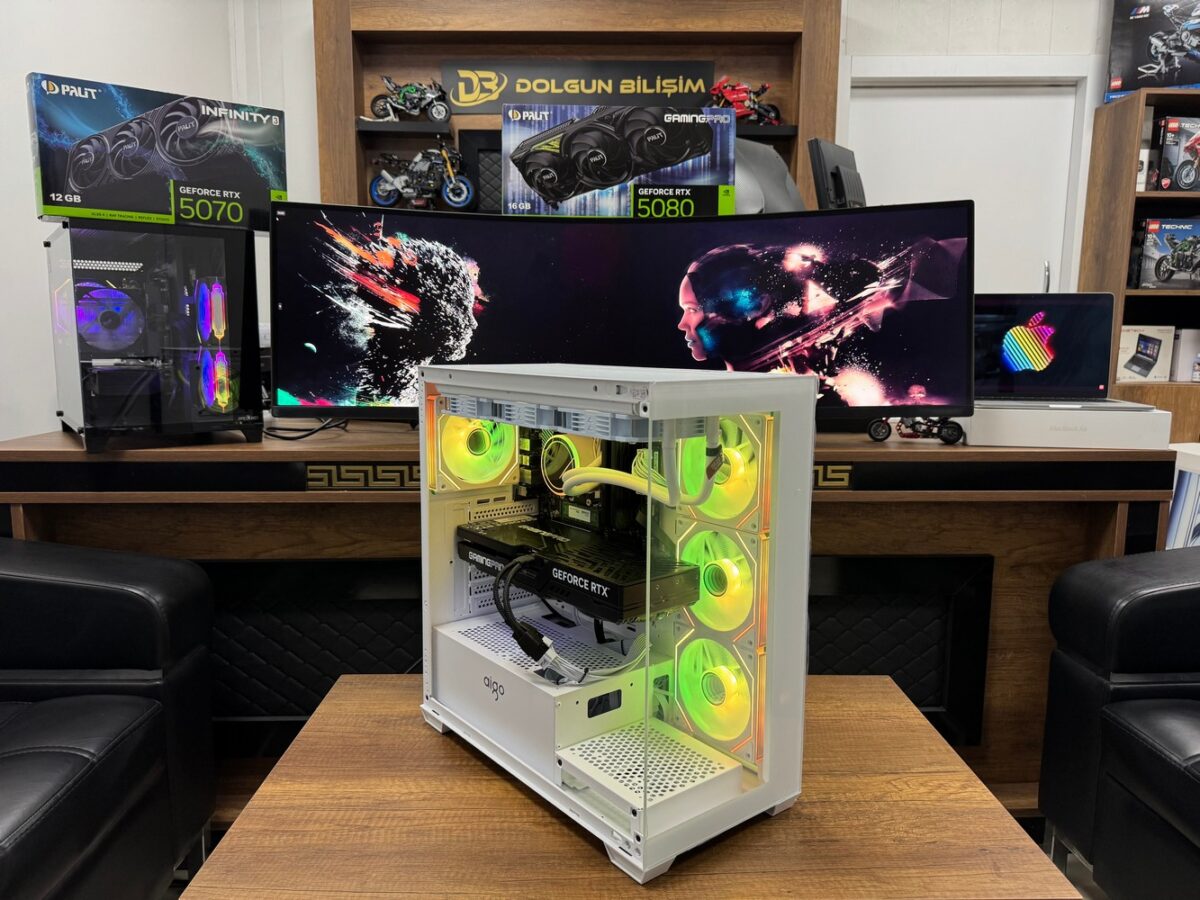 Dolgun Teknoloji 4739 R7-7800X3D 32GB 1TB RTX5070Ti 16GB W11 OEM Bilgisayar - Görsel 2