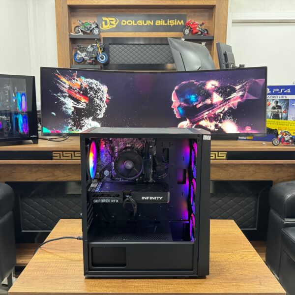 Dolgun Teknoloji 4731 AMD Ryzen 5 5600 16GB DDR4 1TB RTX5060 8GB W11 Pro Oyuncu Kasası