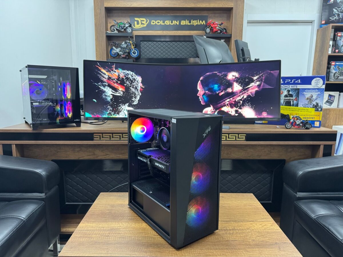 Dolgun Teknoloji 4731 AMD Ryzen 5 5600 16GB DDR4 1TB RTX5060 8GB W11 Pro Oyuncu Kasası - Görsel 2