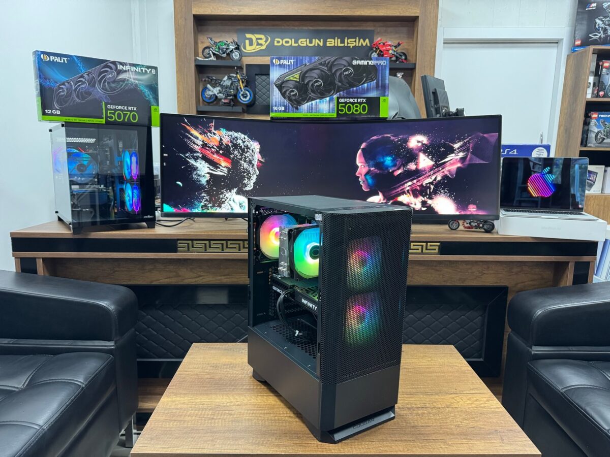 Dolgun Teknoloji AMD R5 7500F 16GB 1TB RTX5060 8GB W11 OEM Bilgisayar - Görsel 2
