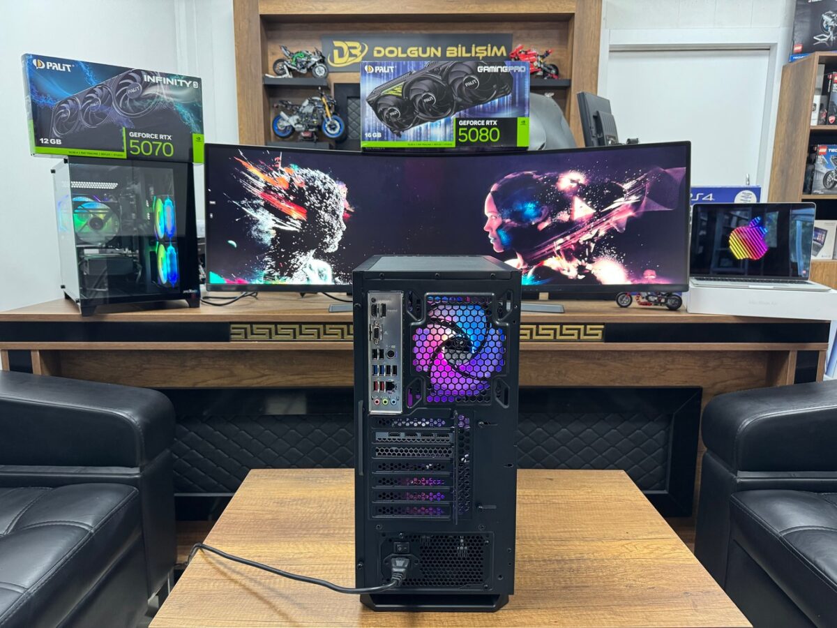 Dolgun Teknoloji AMD R5 7500F 16GB 1TB RTX5060 8GB W11 OEM Bilgisayar - Görsel 4