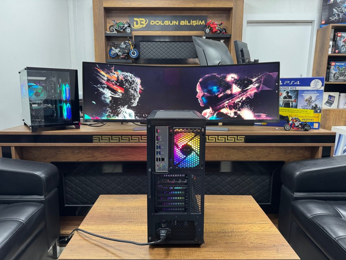 Dolgun Teknoloji 4741 R5-7500F 16GB 1TB RTX5060 8GB W11 Pro OEM Oyuncu Kasası - Görsel 4
