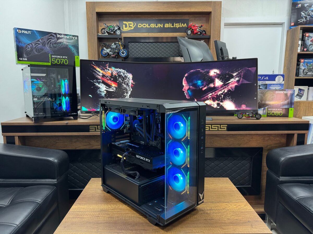 Dolgun Teknoloji 4746 R7-7800X3D 32GB 1TB RTX5080 16GB W11 Pro OEM Bilgisayar - Görsel 2