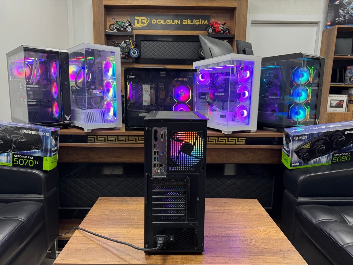 Dolgun Teknoloji 4735 i5-14400F 16GB 1TB RTX5060Ti 16GB W11 OEM Oyuncu Kasası - Görsel 4
