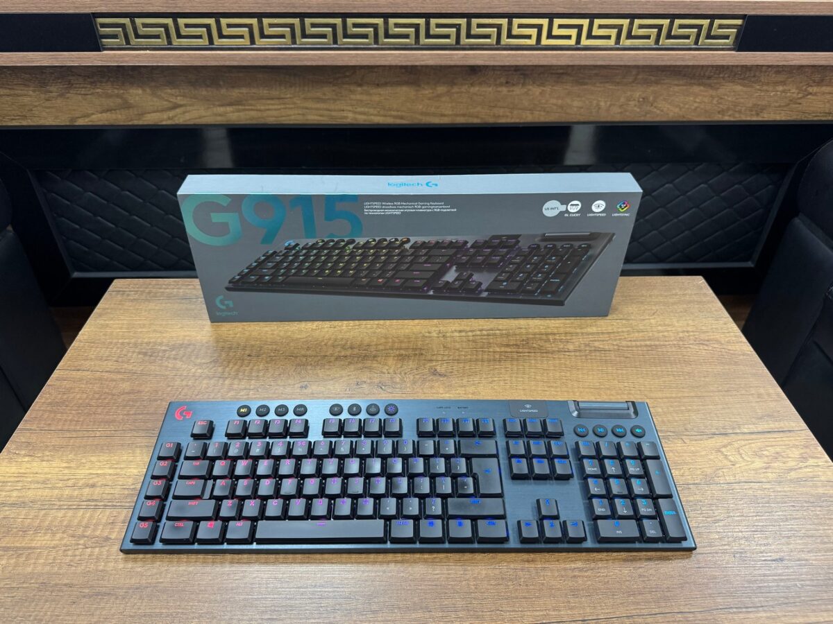 Logitech G915 RGB Clicky Switch Kablolu / Kablosuz Mekanik Oyuncu Klavyesi (İKİNCİ EL) - Görsel 2