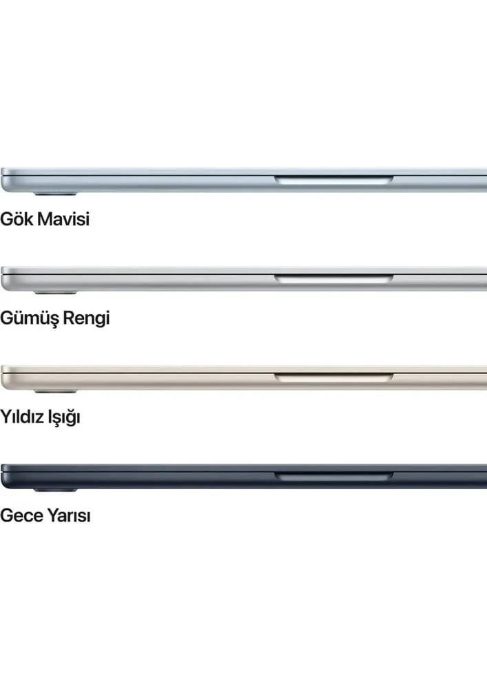 Apple MacBook Air M4 16GB 256GB SSD macOS 13" Taşınabilir Bilgisayar Gök Mavisi MC6T4TU/A - Görsel 3