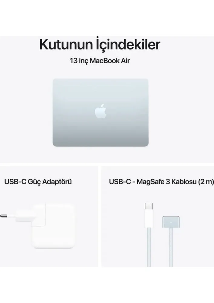 Apple MacBook Air M4 16GB 256GB SSD macOS 13" Taşınabilir Bilgisayar Gök Mavisi MC6T4TU/A - Görsel 4