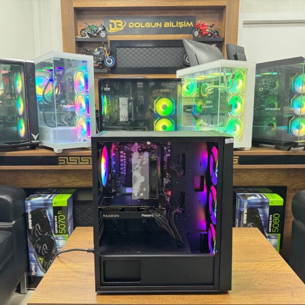 Dolgun Teknoloji 4752 R5-7500F 16GB 1TB RX9060XT 16GB W11 OEM Oyuncu Kasası